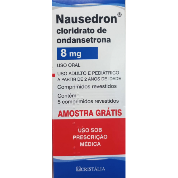 NAUSEDRON CLORIDRATO DE ONDANSETRONA DI-HIDRATADO 8MG 5 COMPRIMIDOS